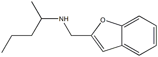 (1-benzofuran-2-ylmethyl)(pentan-2-yl)amine Struktur