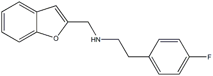 (1-benzofuran-2-ylmethyl)[2-(4-fluorophenyl)ethyl]amine Struktur