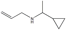 (1-cyclopropylethyl)(prop-2-en-1-yl)amine Struktur