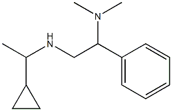 (1-cyclopropylethyl)[2-(dimethylamino)-2-phenylethyl]amine Struktur