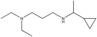 (1-cyclopropylethyl)[3-(diethylamino)propyl]amine Struktur