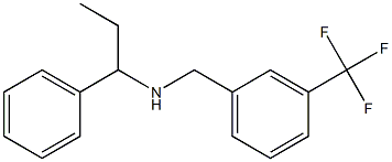 (1-phenylpropyl)({[3-(trifluoromethyl)phenyl]methyl})amine Struktur