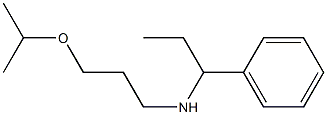 (1-phenylpropyl)[3-(propan-2-yloxy)propyl]amine Struktur