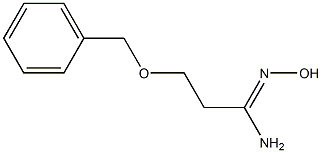 (1Z)-3-(benzyloxy)-N'-hydroxypropanimidamide Struktur