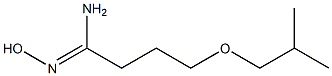 (1Z)-N'-hydroxy-4-isobutoxybutanimidamide Struktur