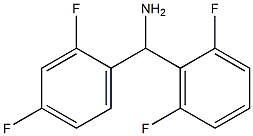 (2,4-difluorophenyl)(2,6-difluorophenyl)methanamine Struktur