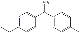 (2,4-dimethylphenyl)(4-ethylphenyl)methanamine Struktur