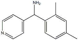 (2,4-dimethylphenyl)(pyridin-4-yl)methanamine Struktur