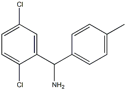 (2,5-dichlorophenyl)(4-methylphenyl)methanamine Struktur