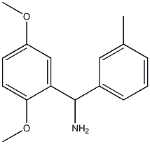 (2,5-dimethoxyphenyl)(3-methylphenyl)methanamine Struktur