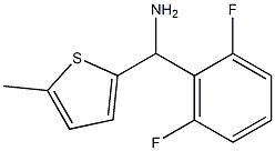 (2,6-difluorophenyl)(5-methylthiophen-2-yl)methanamine Struktur