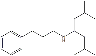 (2,6-dimethylheptan-4-yl)(3-phenylpropyl)amine Struktur