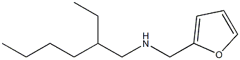 (2-ethylhexyl)(furan-2-ylmethyl)amine Struktur