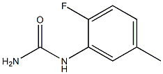 (2-fluoro-5-methylphenyl)urea Struktur