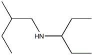 (2-methylbutyl)(pentan-3-yl)amine Struktur