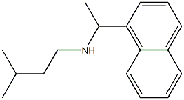 (3-methylbutyl)[1-(naphthalen-1-yl)ethyl]amine Struktur