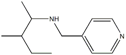 (3-methylpentan-2-yl)(pyridin-4-ylmethyl)amine Struktur