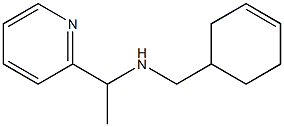 (cyclohex-3-en-1-ylmethyl)[1-(pyridin-2-yl)ethyl]amine Struktur