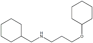 (cyclohexylmethyl)[3-(cyclohexyloxy)propyl]amine Struktur