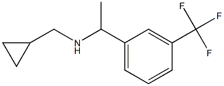 (cyclopropylmethyl)({1-[3-(trifluoromethyl)phenyl]ethyl})amine Struktur