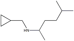 (cyclopropylmethyl)(5-methylhexan-2-yl)amine Struktur