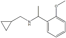 (cyclopropylmethyl)[1-(2-methoxyphenyl)ethyl]amine Struktur