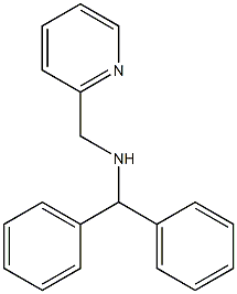 (diphenylmethyl)(pyridin-2-ylmethyl)amine Structure