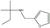 (furan-2-ylmethyl)(2-methylbutan-2-yl)amine Struktur