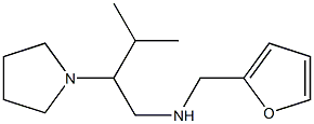 (furan-2-ylmethyl)[3-methyl-2-(pyrrolidin-1-yl)butyl]amine Struktur