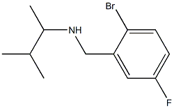 [(2-bromo-5-fluorophenyl)methyl](3-methylbutan-2-yl)amine Struktur