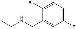 [(2-bromo-5-fluorophenyl)methyl](ethyl)amine Struktur