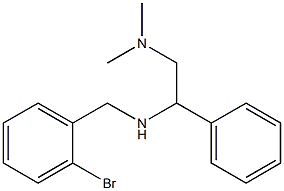 [(2-bromophenyl)methyl][2-(dimethylamino)-1-phenylethyl]amine Struktur