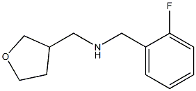 [(2-fluorophenyl)methyl](oxolan-3-ylmethyl)amine Struktur