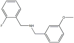 [(2-fluorophenyl)methyl][(3-methoxyphenyl)methyl]amine Struktur