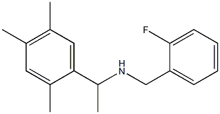 [(2-fluorophenyl)methyl][1-(2,4,5-trimethylphenyl)ethyl]amine Struktur