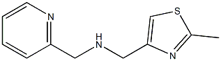 [(2-methyl-1,3-thiazol-4-yl)methyl](pyridin-2-ylmethyl)amine Struktur