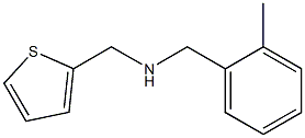 [(2-methylphenyl)methyl](thiophen-2-ylmethyl)amine Struktur