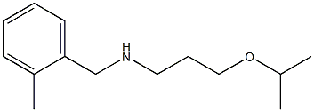 [(2-methylphenyl)methyl][3-(propan-2-yloxy)propyl]amine Struktur