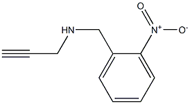 [(2-nitrophenyl)methyl](prop-2-yn-1-yl)amine Struktur