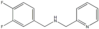 [(3,4-difluorophenyl)methyl](pyridin-2-ylmethyl)amine Struktur