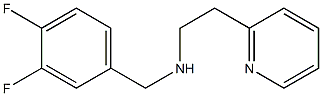 [(3,4-difluorophenyl)methyl][2-(pyridin-2-yl)ethyl]amine Struktur