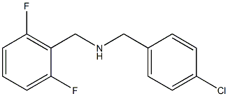 [(4-chlorophenyl)methyl][(2,6-difluorophenyl)methyl]amine Struktur