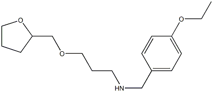 [(4-ethoxyphenyl)methyl][3-(oxolan-2-ylmethoxy)propyl]amine Struktur