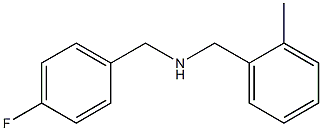 [(4-fluorophenyl)methyl][(2-methylphenyl)methyl]amine Struktur