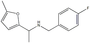 [(4-fluorophenyl)methyl][1-(5-methylfuran-2-yl)ethyl]amine Struktur