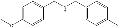 [(4-methoxyphenyl)methyl][(4-methylphenyl)methyl]amine Struktur