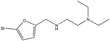 [(5-bromofuran-2-yl)methyl][2-(diethylamino)ethyl]amine Struktur