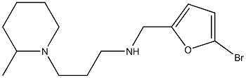 [(5-bromofuran-2-yl)methyl][3-(2-methylpiperidin-1-yl)propyl]amine Struktur