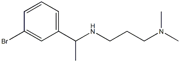 [1-(3-bromophenyl)ethyl][3-(dimethylamino)propyl]amine Struktur