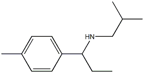 [1-(4-methylphenyl)propyl](2-methylpropyl)amine Struktur